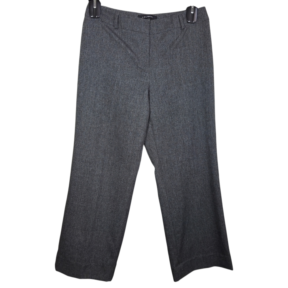 Louben Wide Leg Gray Pants Size 8
